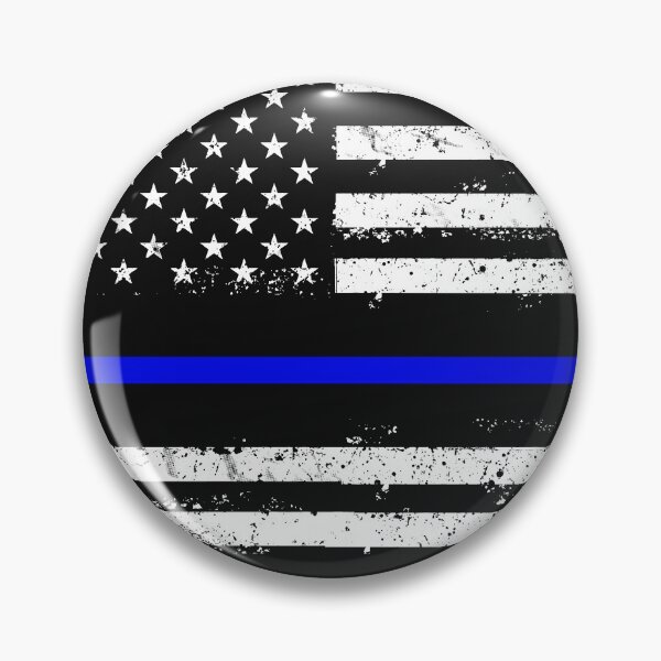 Item preview, American Flag Thin Blue Line designed and sold by Jelisandie.