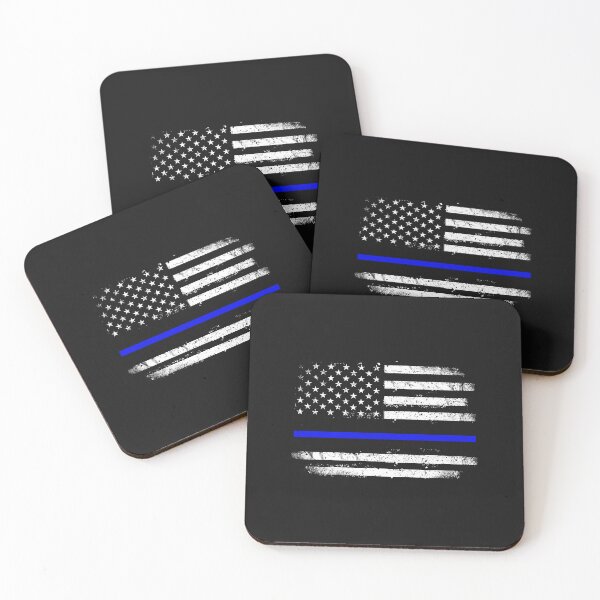 Item preview, American Flag Thin Blue Line designed and sold by Jelisandie.