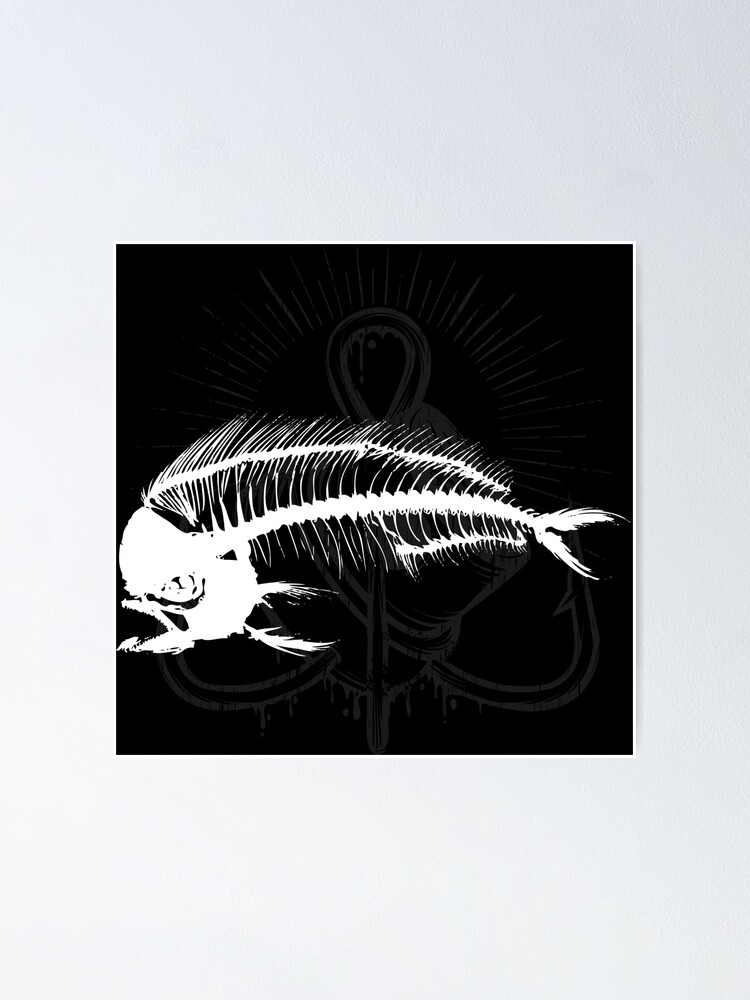 Póster «MAHI MAHI SKELETON 2» de MISTERPOLLO | Redbubble