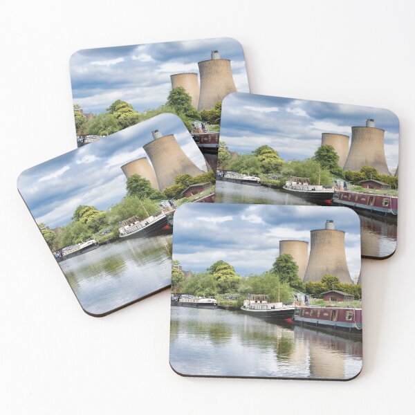 Item preview, #240 Ratcliffe on Soar Redhill Marina and the Power Station. designed and sold by phutball.
