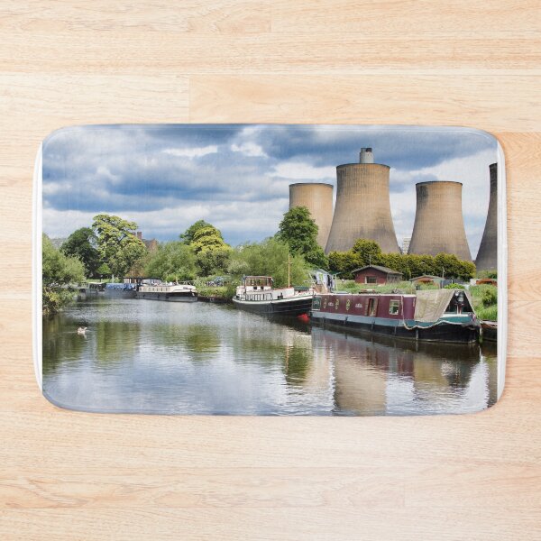 Item preview, #240 Ratcliffe on Soar Redhill Marina and the Power Station. designed and sold by phutball.