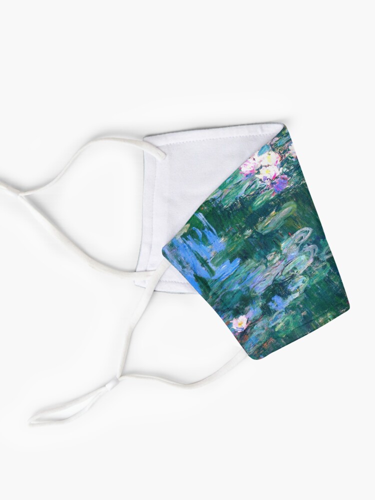 Alternate view of Water Lilies monet Mask