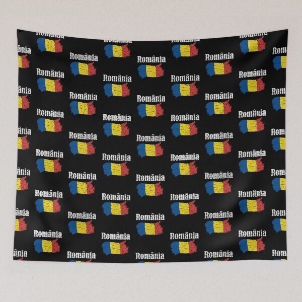 Item preview, România Romanian Flag Vintage Graphic - Romania Lovers Tourists Souvenir Cool National Gift designed and sold by FunnySunny T-Shirts.