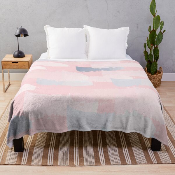 Item preview, Blush pink and navy watercolor stripes designed and sold by harpleydesigns.