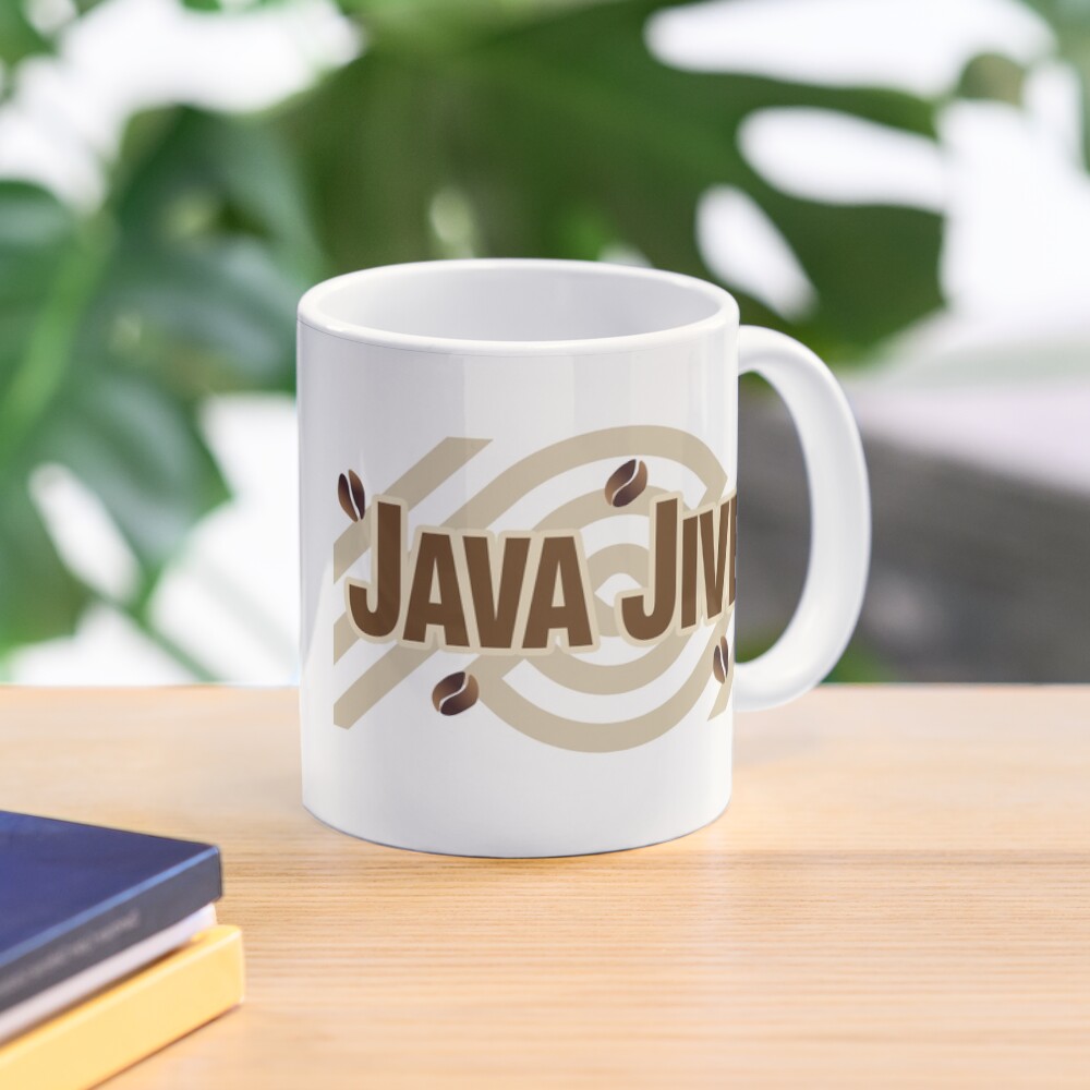 "Coffee Mug Java Jive logo with song lyrics" Mug by boomerproud