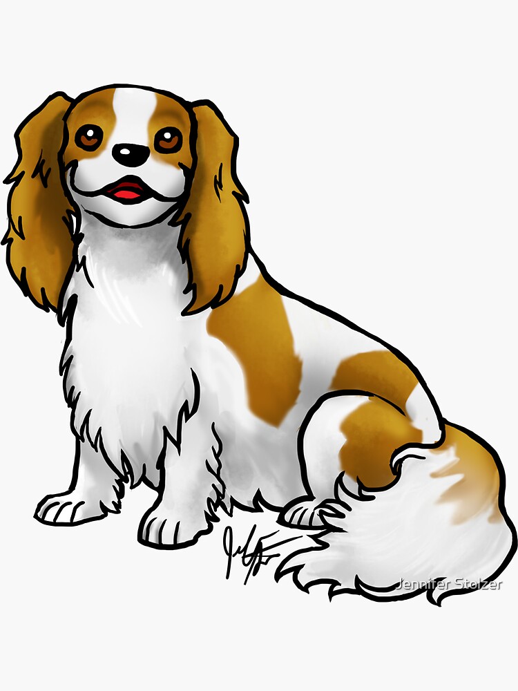 Cavalier King Charles Spaniel - Blenheim by jameson9101322