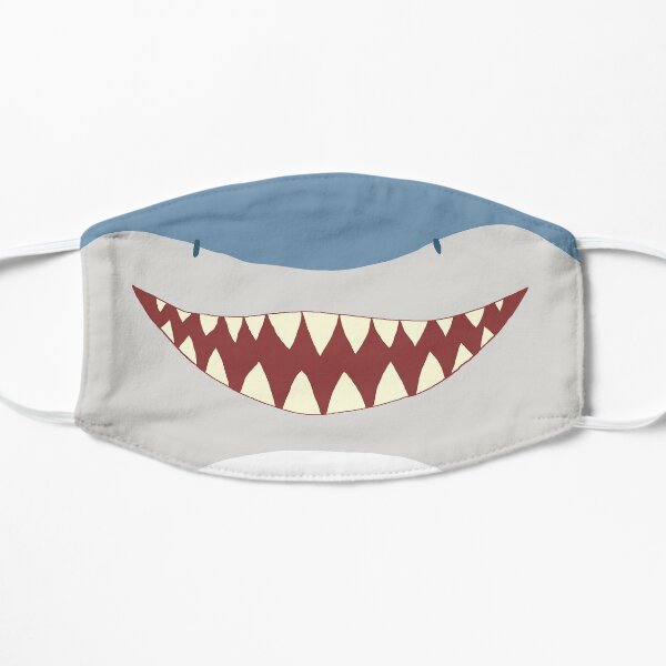 Shark Face Masks Redbubble - shark mask roblox