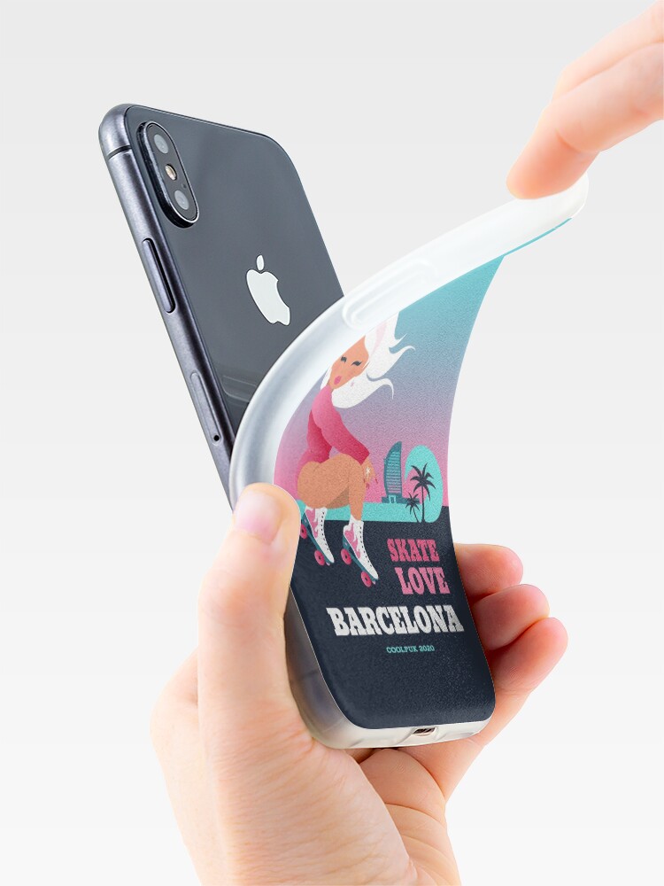 Alternate view of SKATE LOVE iPhone Case & Cover