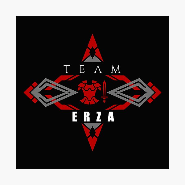 Erza Scarlet Fairy Tail Logo Photographic Print By Lgextra Redbubble