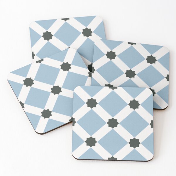 Item preview, cement tile style grid patterns designed and sold by Antonomase.
