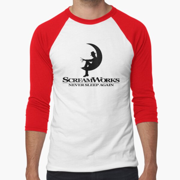 ScreamWorks (Black) Baseball ¾ Sleeve T-Shirt