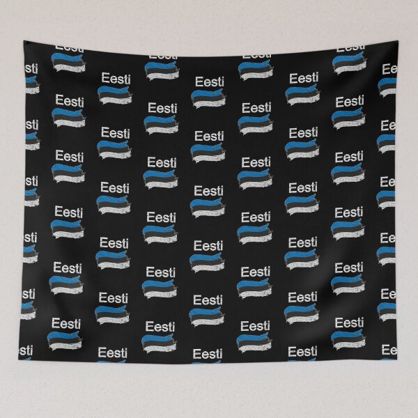 Item preview, Eesti Estonian Flag Vintage Graphic - Estonia Lovers Tourists Souvenir Cool National Gift designed and sold by FunnySunny T-Shirts.