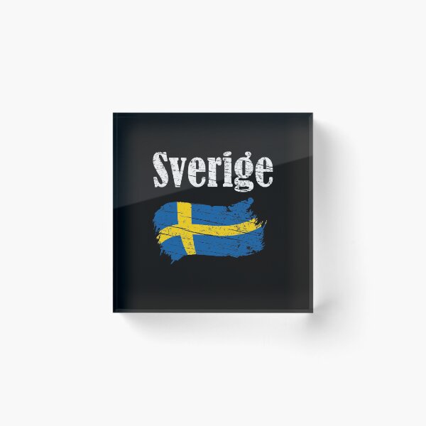 Item preview, Sverige Swedish Flag Vintage Graphic - Sweden Lovers Tourists Souvenir Cool National Gift designed and sold by FunnySunny T-Shirts.