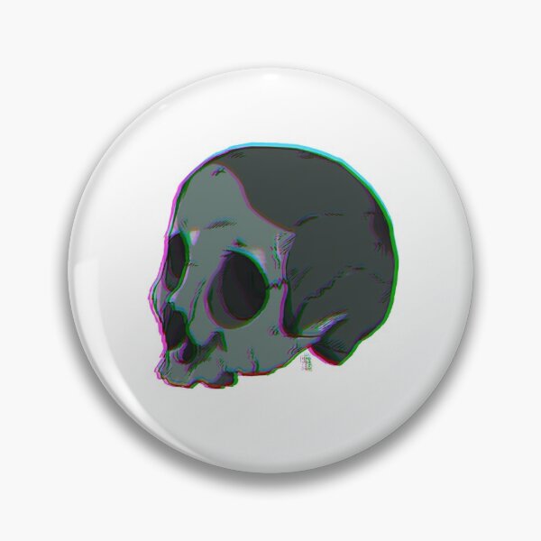 Item preview, Glitched Decaying Skull designed and sold by huhrizon.