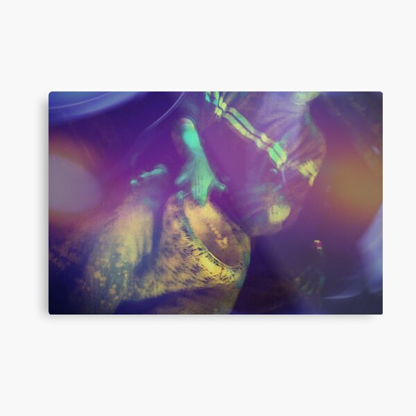Beat on My Bongo Metal Print