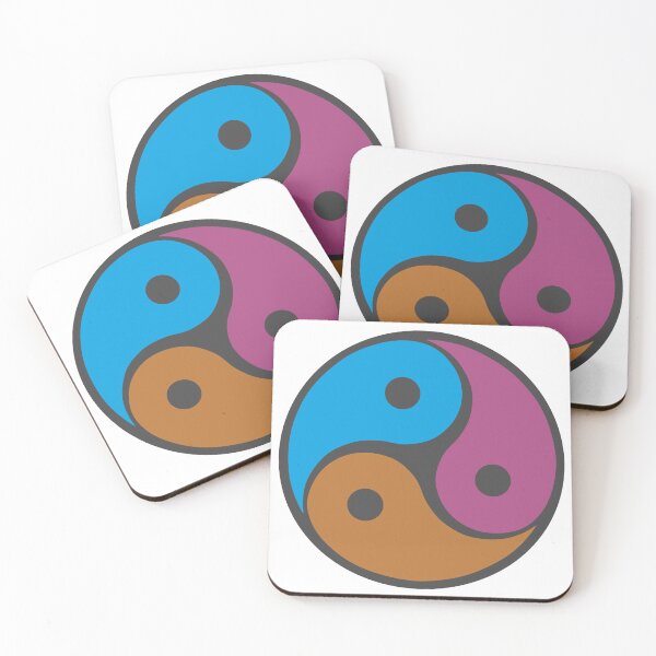 Item preview, Triple Yin-Yang BJJ  designed and sold by JiuJiuArts.