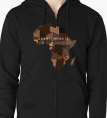 Flexin Mein Teint Hoodie mit Reißverschluss