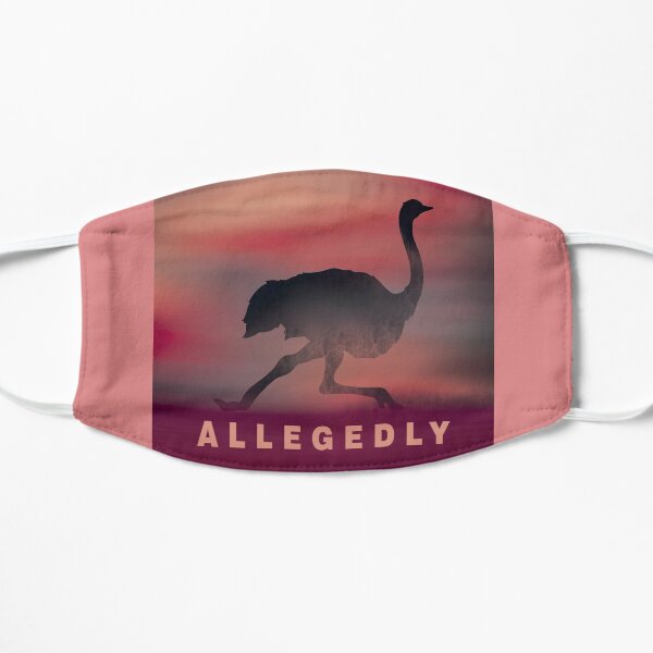 Funny allegedly ostrich Mask
