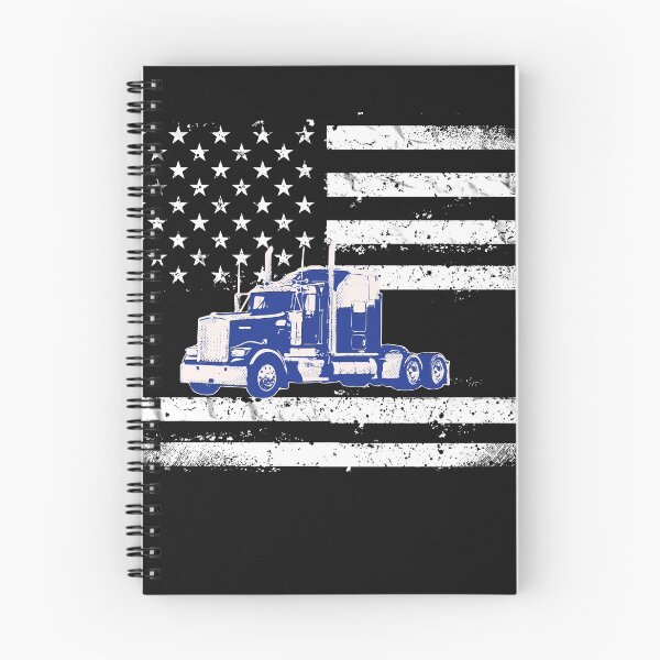 Item preview, American Trucker USA Flag Truck Gift designed and sold by Jelisandie.