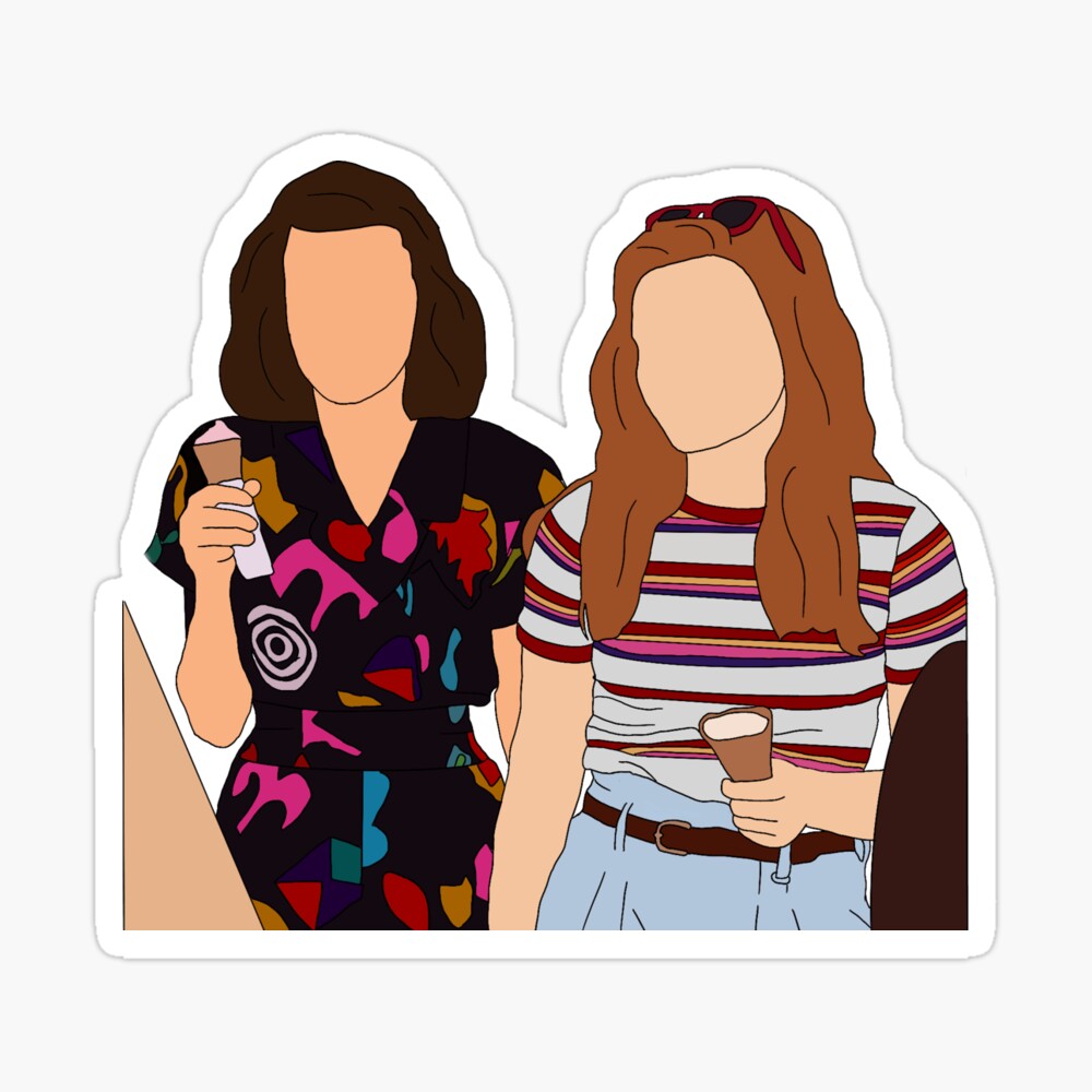 Dessin Stranger Things Max Et Eleven Stranger Things: Eleven and Max" Art Board Print for Sale by Ayla Hauser | Redbubble