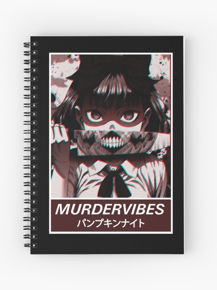 Murder Vibes Aesthetic Manga Modern Streetwear Spiral Notebook For Sale By Pastelvibesx Redbubble