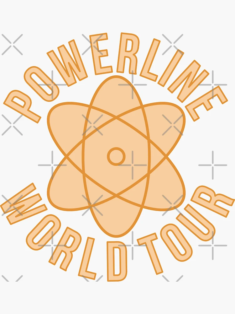 Powerline World Tour Sticker — Kristeens Kingdom
