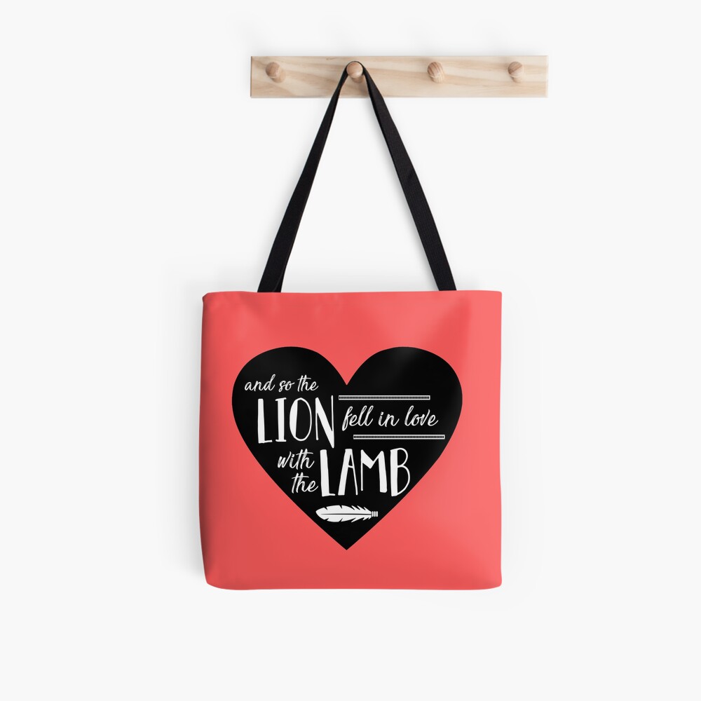 Lion Fell In Love with the Lamb - Twilight Tote Bag
