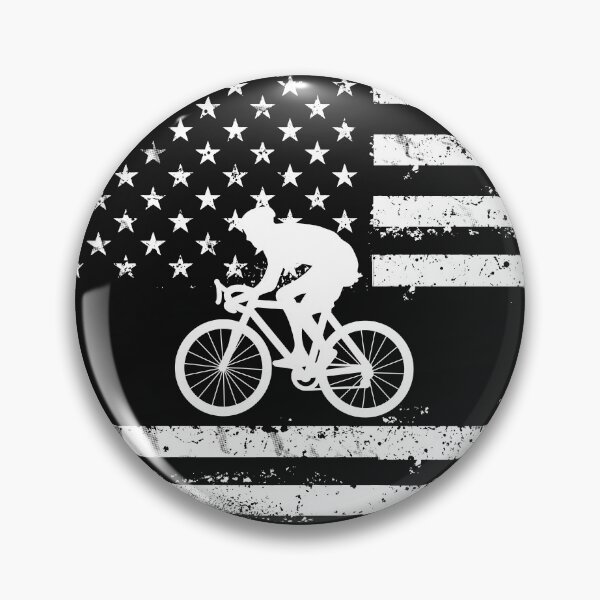 Artikelvorschau, American Cyclist Bicycle USA Flag Gift entworfen und verkauft von Jelisandie.