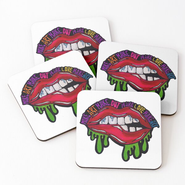 Item preview, make art make out make love designed and sold by Mikayla Berndt.