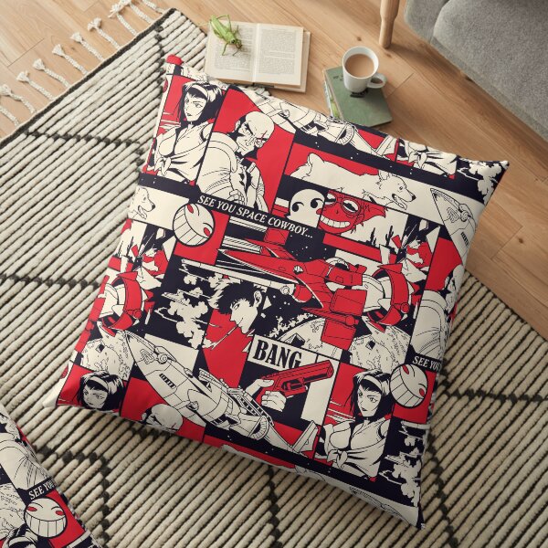 Bebop Pattern Floor Pillow