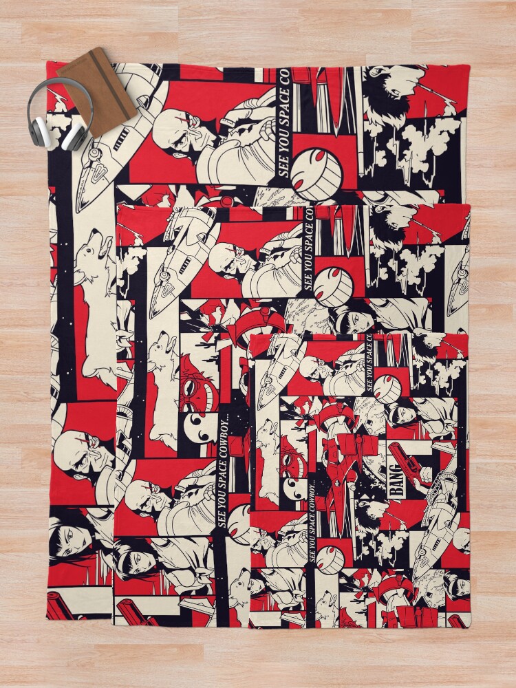 Alternate view of Bebop Pattern Throw Blanket