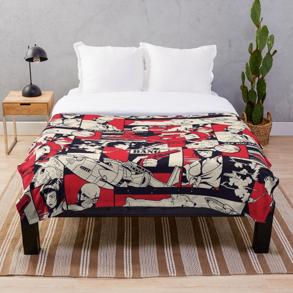 Bebop Pattern Throw Blanket