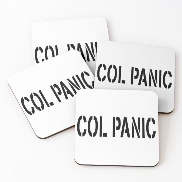 Item preview, COL PANIC - Punny Black on White Design for Unix/Linux Geeks designed and sold by ramiro.
