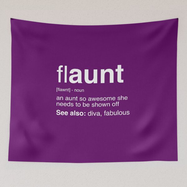 Item preview, Flaunt, Super Auntie Gift, Funcle Counterpart designed and sold by ShikitaMakes.