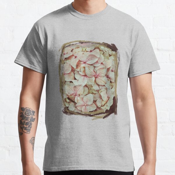 Hortensias Rosadas Camiseta clásica