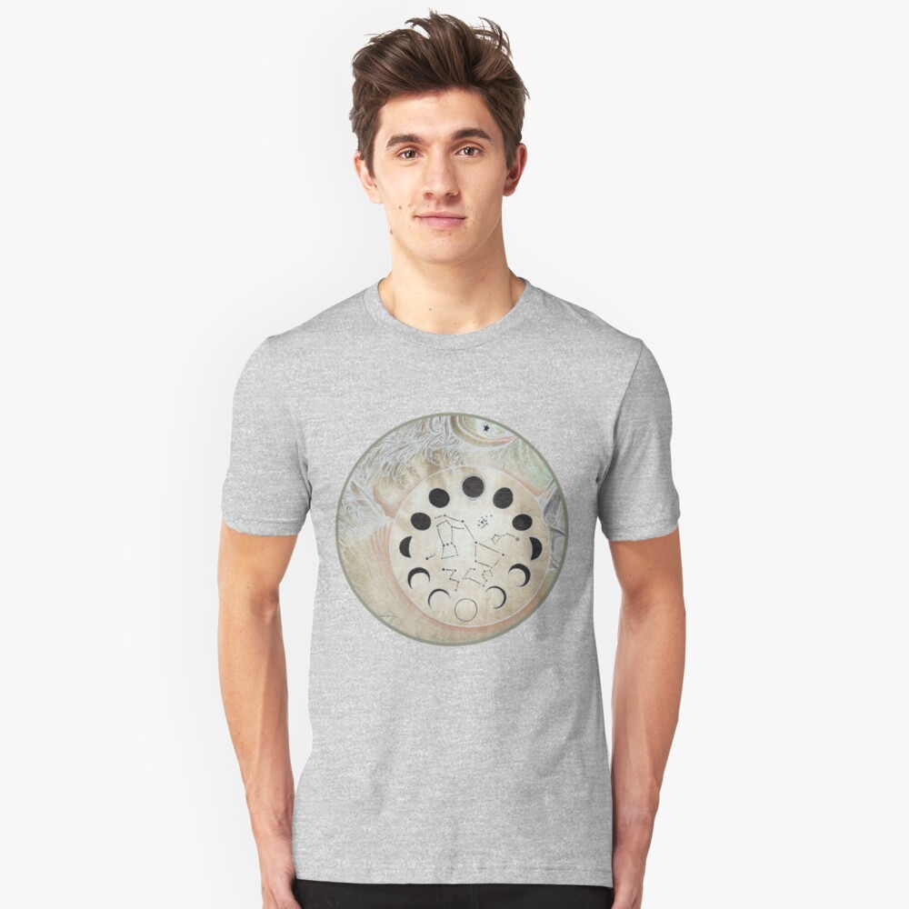 White Night Sky Slim Fit T-Shirt