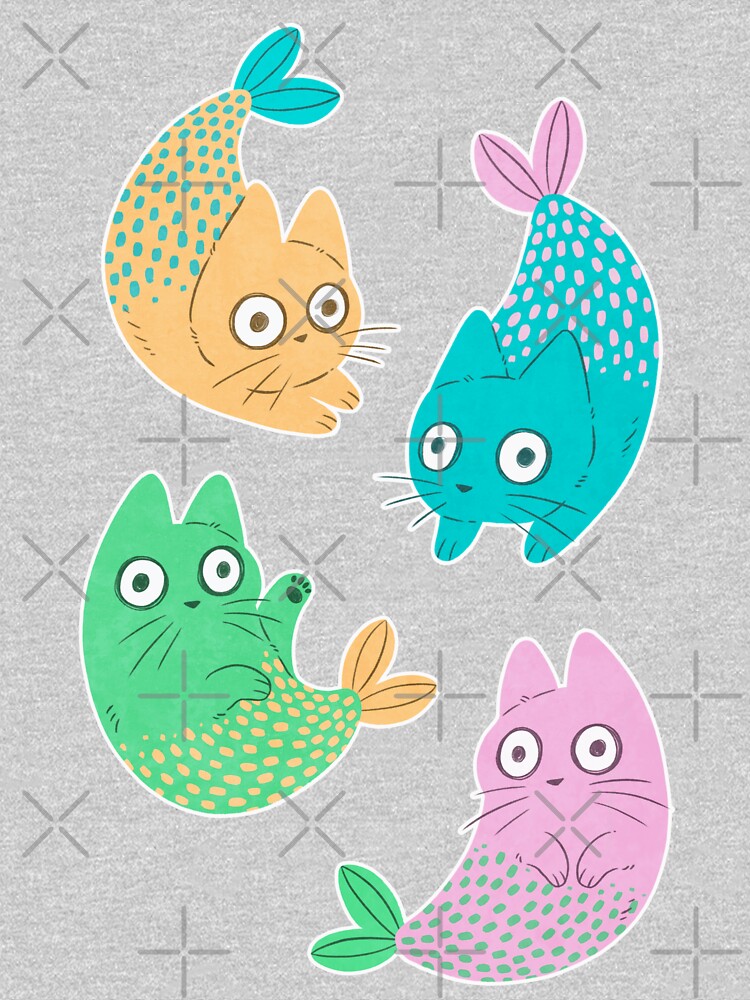 Pastel Purrmaids by kattvalk