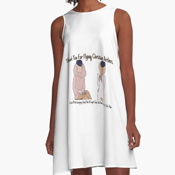 Trixie and Katya - Christian Airlines A-Line Dress