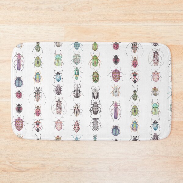 Item preview, A rainbow of watercolor beetles designed and sold by wanderinglaur.