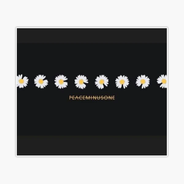 PEACEMINUSONE - G-DRAGON peaceminusone 公式　ステッカー　2枚　未開封 PEACEMINUSONE - G-DRAGON peaceminusone 公式 ステッカー 2枚