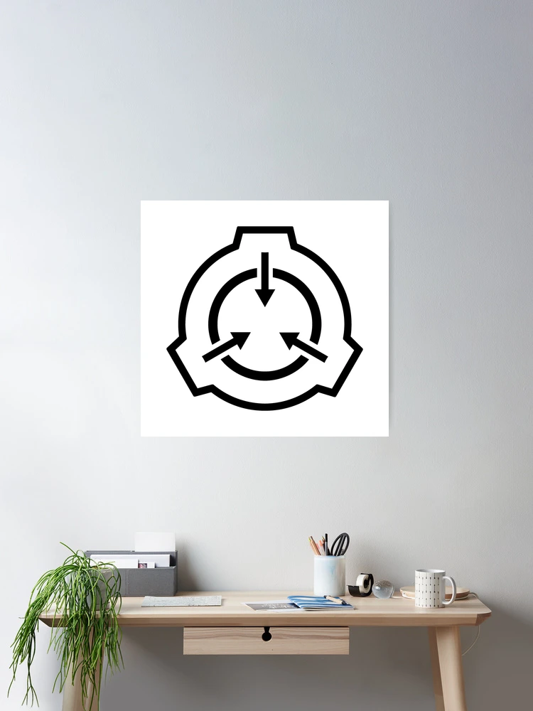 SCP Foundation Logo, repeating of course Poster for Sale by