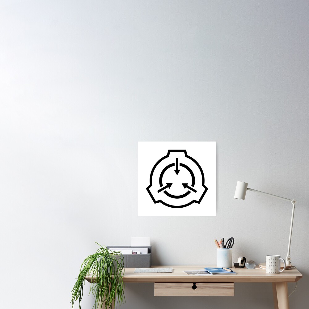 SCP Foundation Logo, repeating of course | Art Print