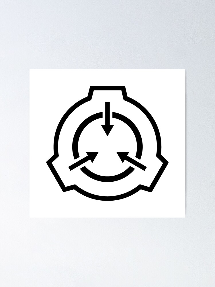 SCP Foundation Logo White Print - Scp - Posters and Art Prints