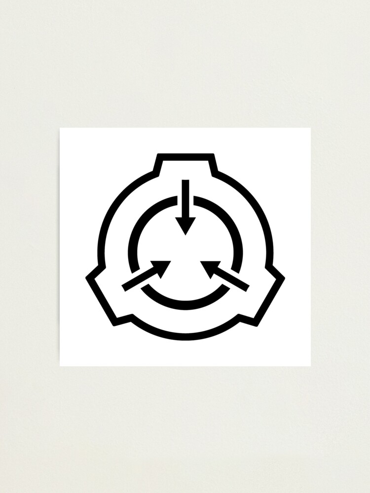 SCP Foundation Logo, repeating of course Poster for Sale by  ToadKingStudios