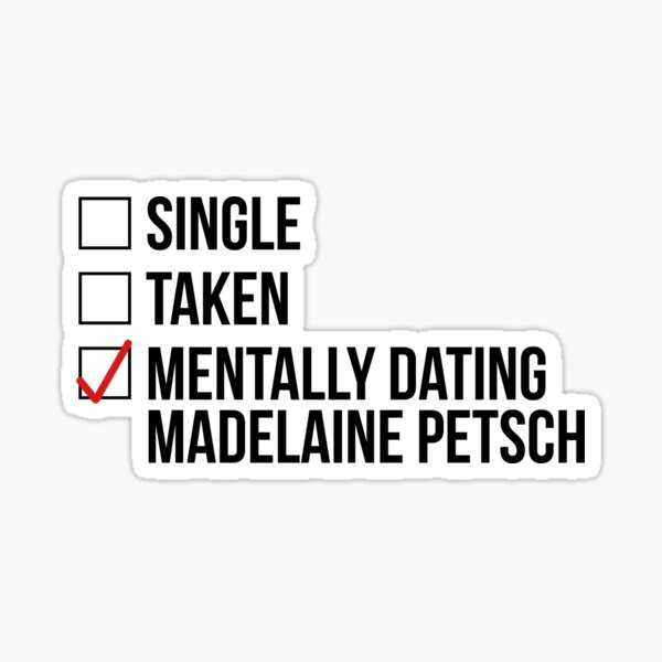 MENTAL DATIERENDE MADELAINE PETSCH Sticker