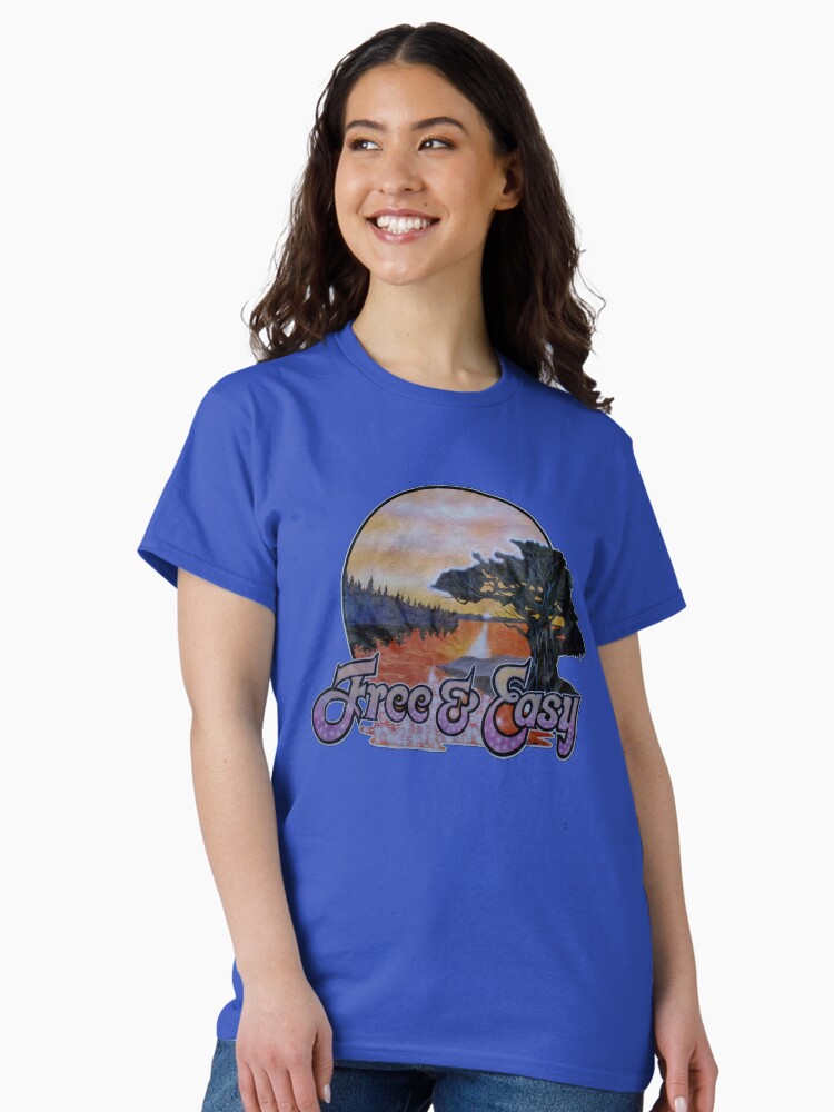 Thumbnail 2 of 7, Classic T-Shirt, Free and Easy designed and sold by DamienOujia.