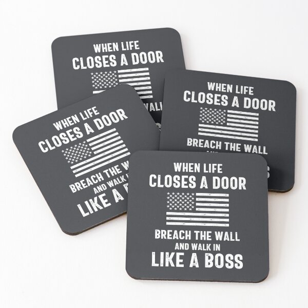 Item preview, When Life Closes a Door Breach The Wall designed and sold by cidolopez.