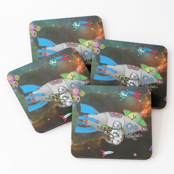 Item preview, Astro Bunny adventure in outer space with spaceships and bunny astronaut designed and sold by davidscohen.