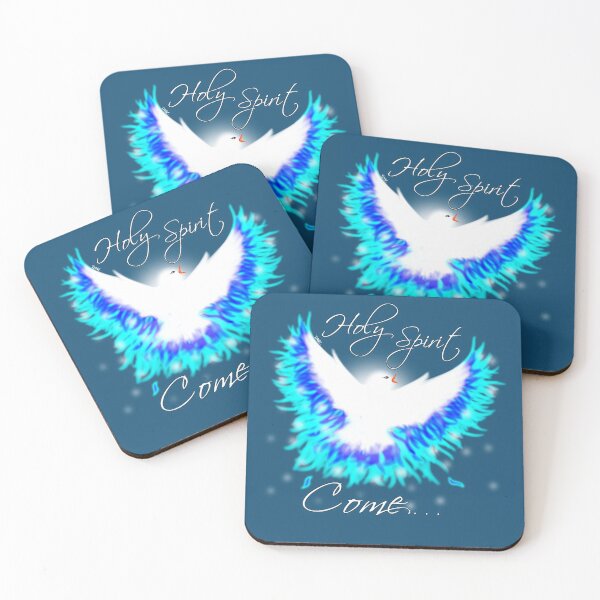 Item preview, Angelic Dove of Fire With Text (Blue Fire) designed and sold by IgniteWithin.