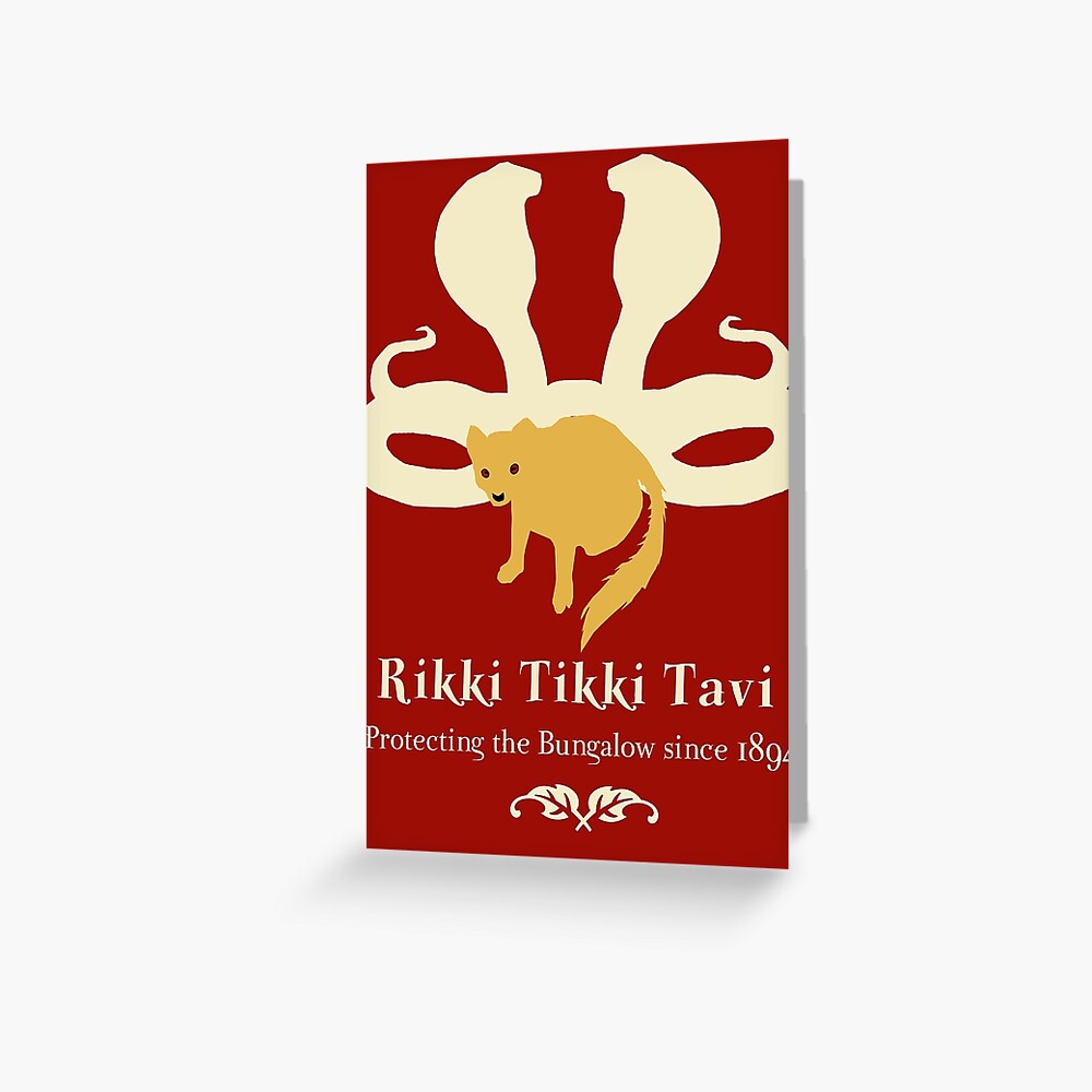 rikki-tikki-tavi-greeting-card-for-sale-by-sorakaji-redbubble